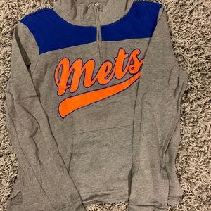 PINK Mets quarter zip